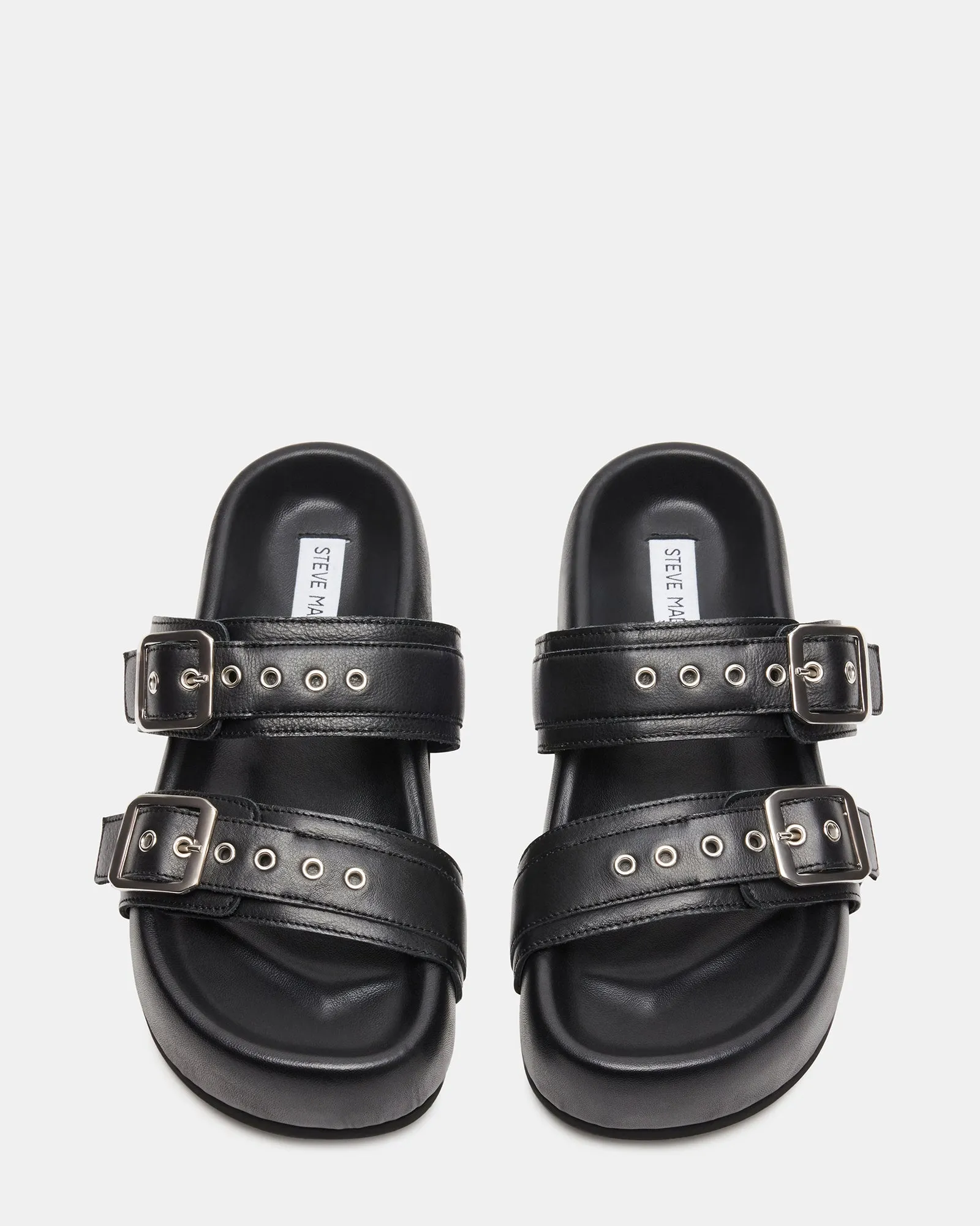 MARCINE BLACK LEATHER sold by Steve Madden product image thumbnail 4