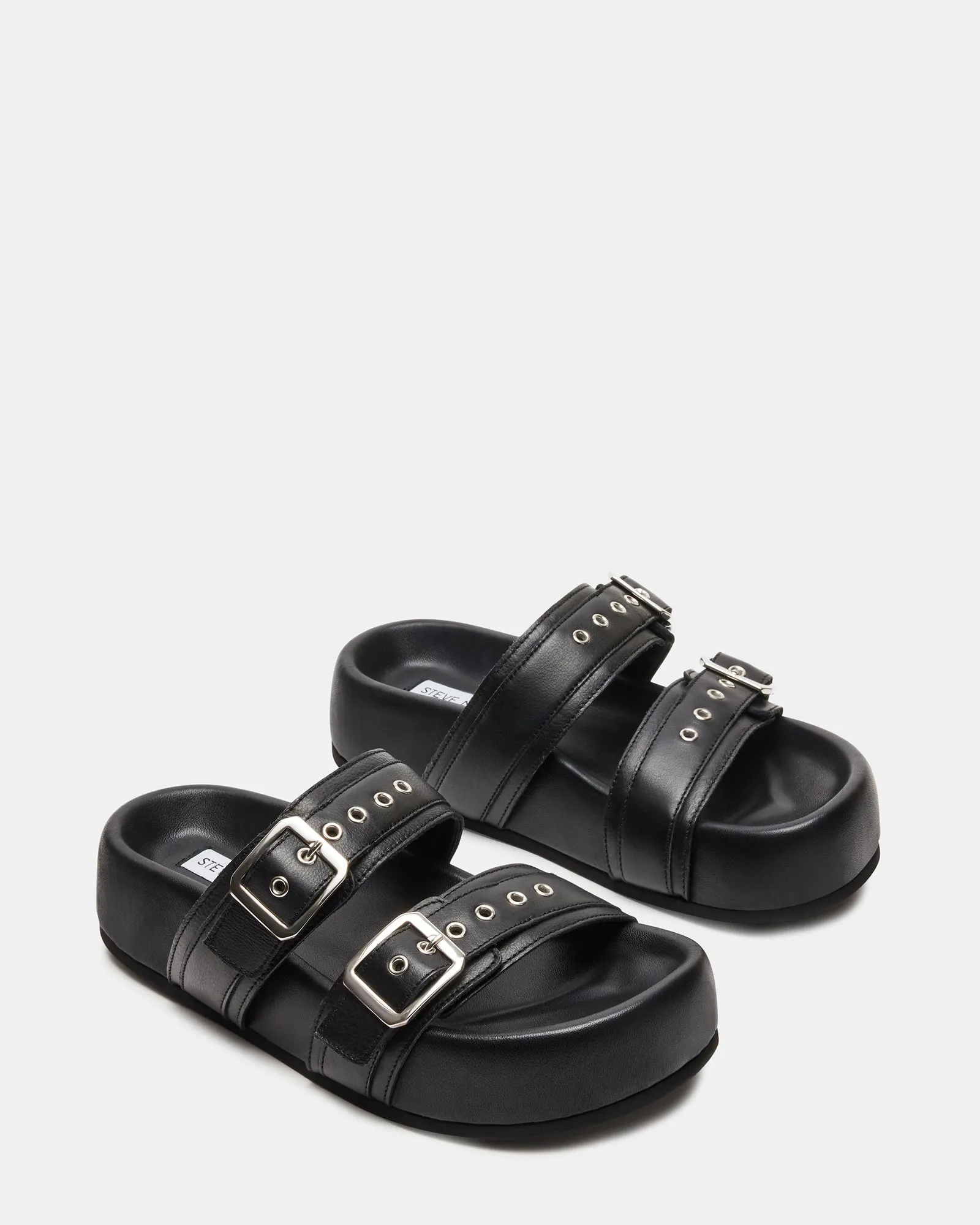 MARCINE BLACK LEATHER sold by Steve Madden product image thumbnail 2