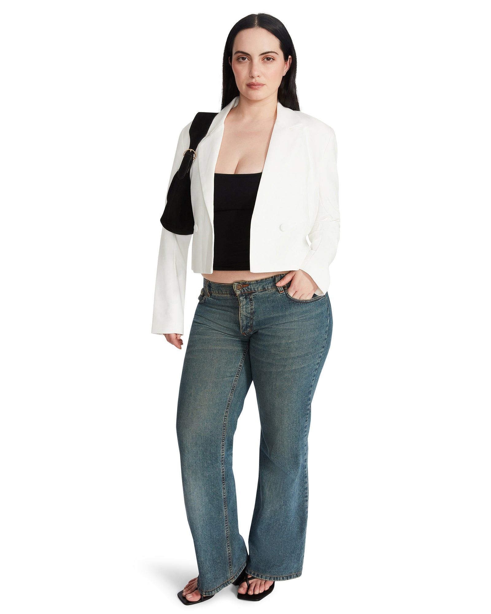 KOURTNEY BLAZER WHITE sold by Steve Madden product image thumbnail 8