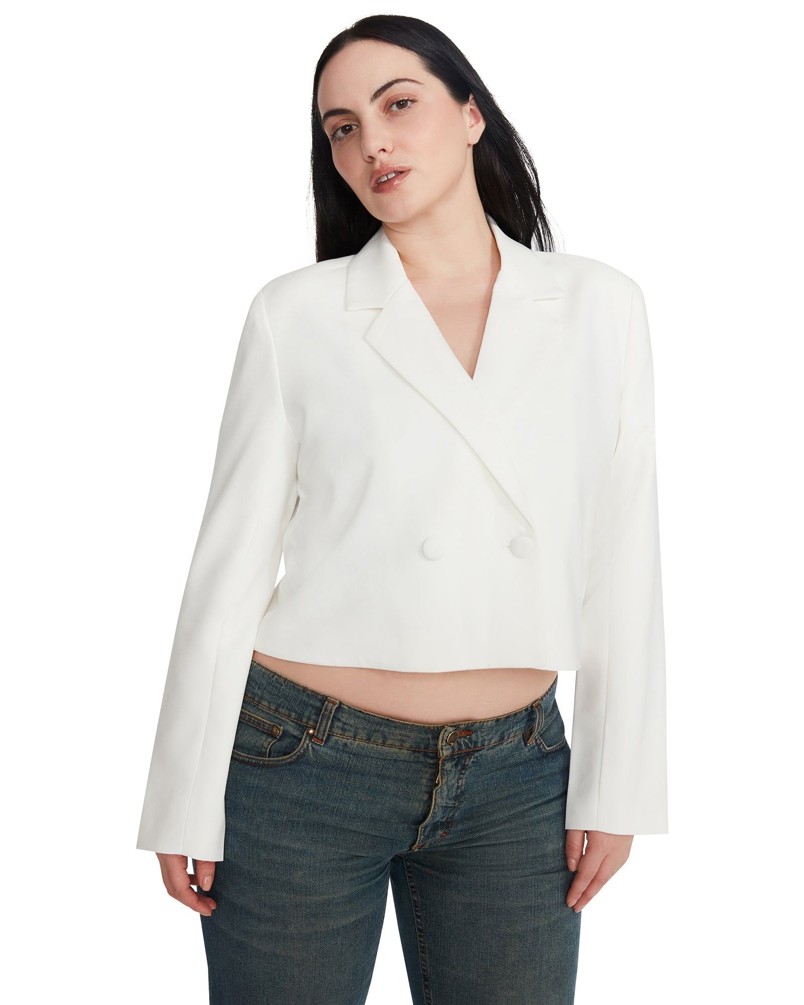 KOURTNEY BLAZER WHITE sold by Steve Madden product image thumbnail 2