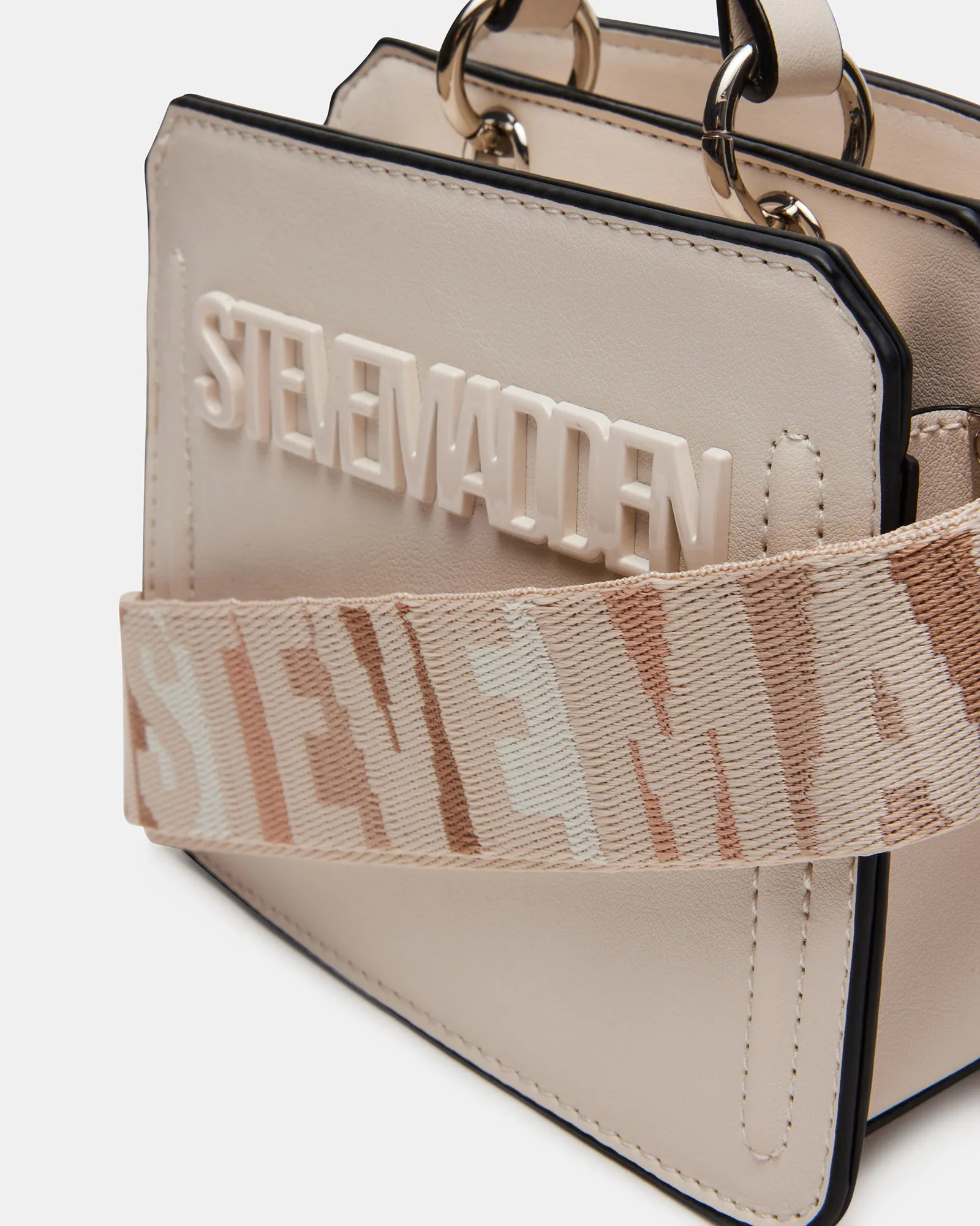 注目☆【STEVE MADDEN】エブリン ミニ サッチェル バッグ EVELYN MINI BAG CREAM | Parallel