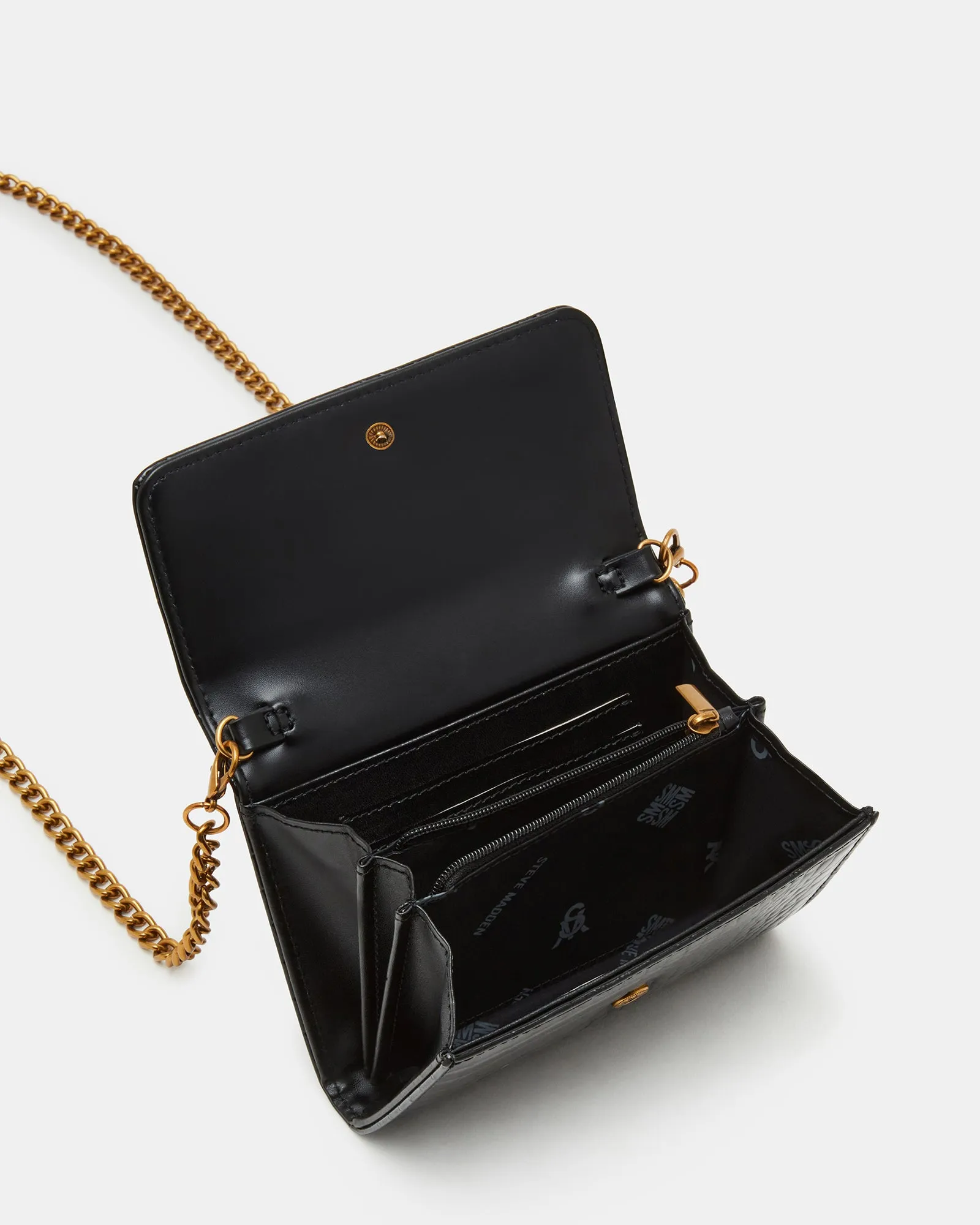 ★Steve Madden★新作★大人気★ASHA WALLET★財布 ASHA WALLET BLACK/GOLD | Parallel