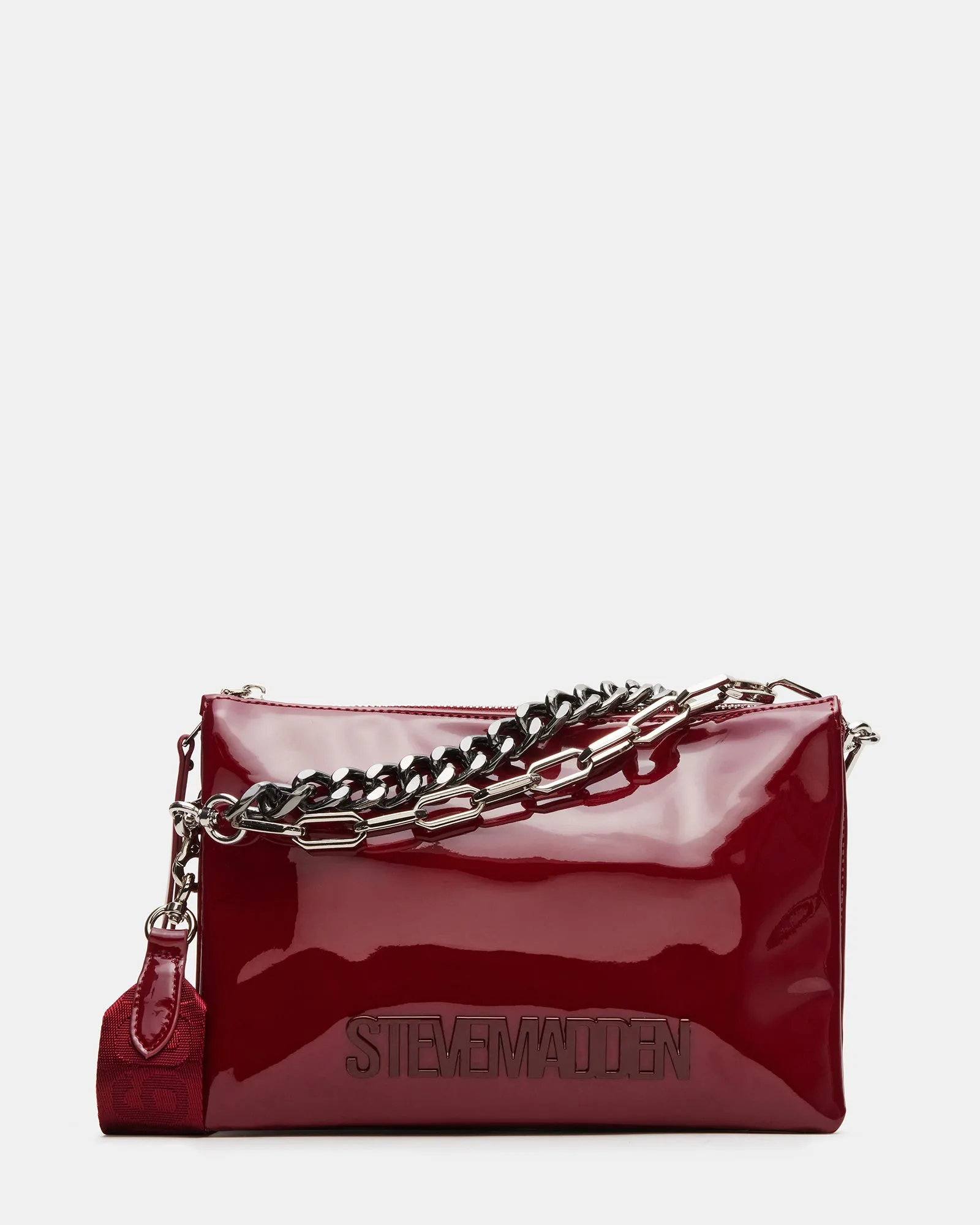 JACIE BAG WINE PATENT sold by Steve Madden