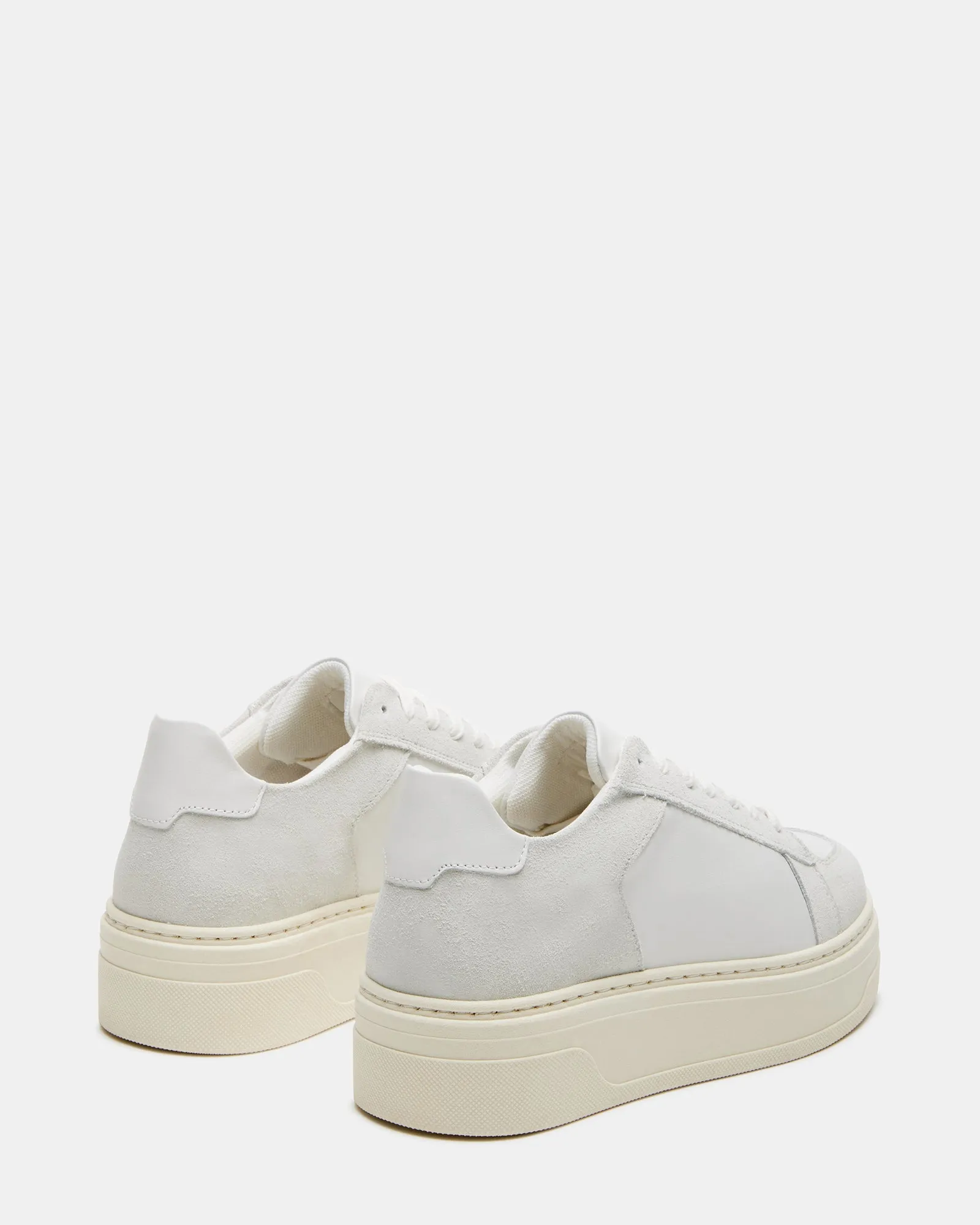 DOMINO WHITE LEATHER sold by Steve Madden product image thumbnail 5