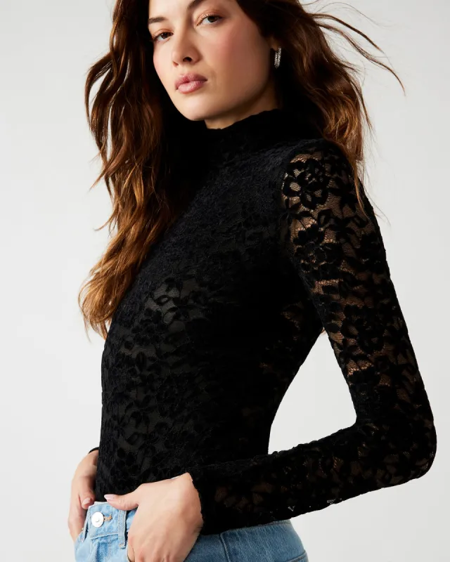 CASSI BODYSUIT BLACK sold by Steve Madden