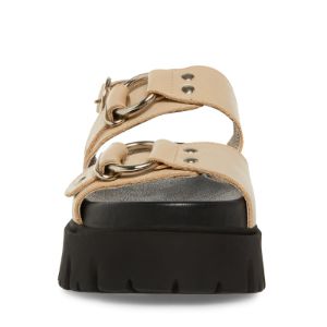 GARRICK KHAKI LEATHER sold by Steve Madden