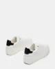 ROCKAWAY WHITE/BLACK sold by Steve Madden
