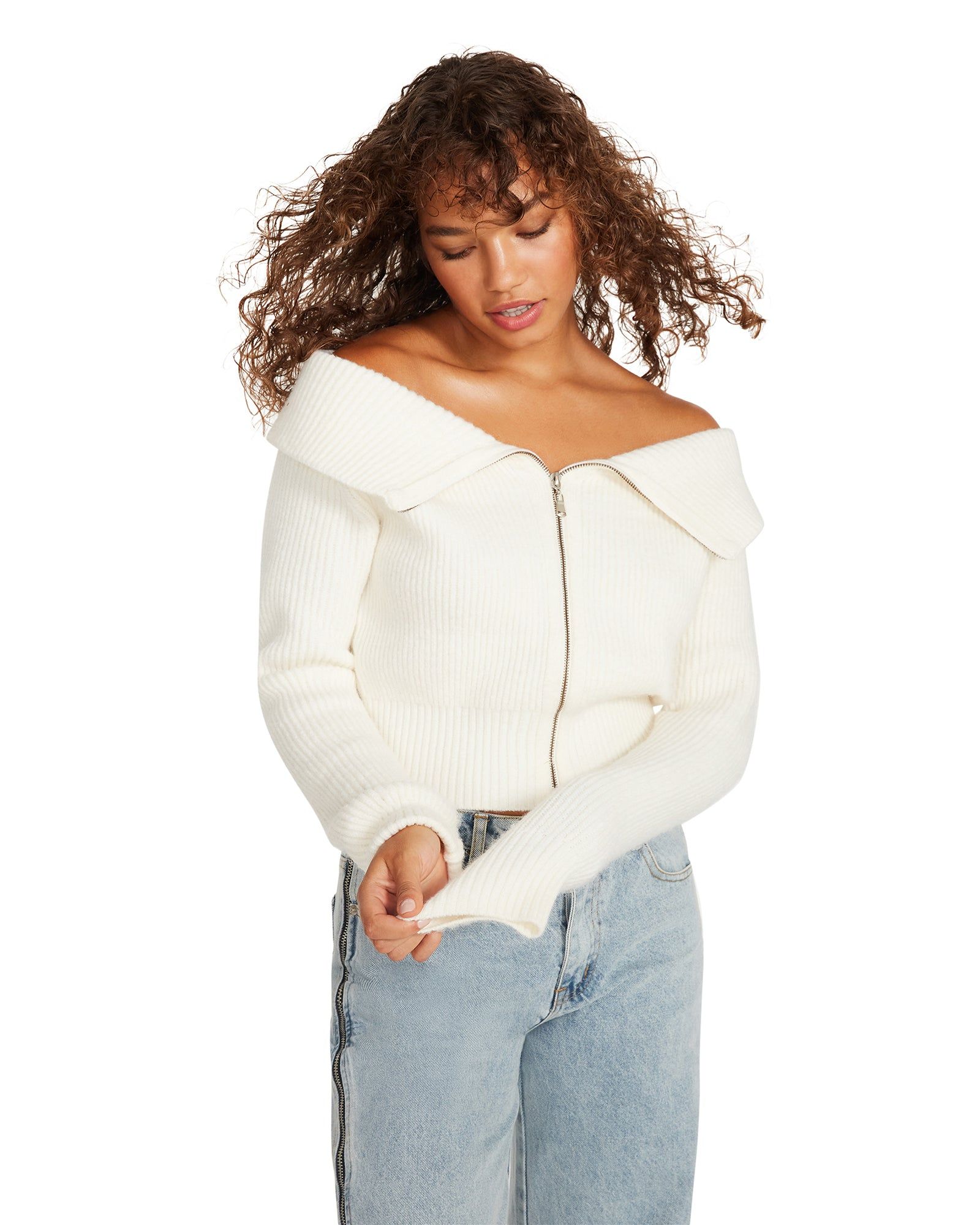 SYD CARDIGAN IVORY sold by Steve Madden product image thumbnail 2