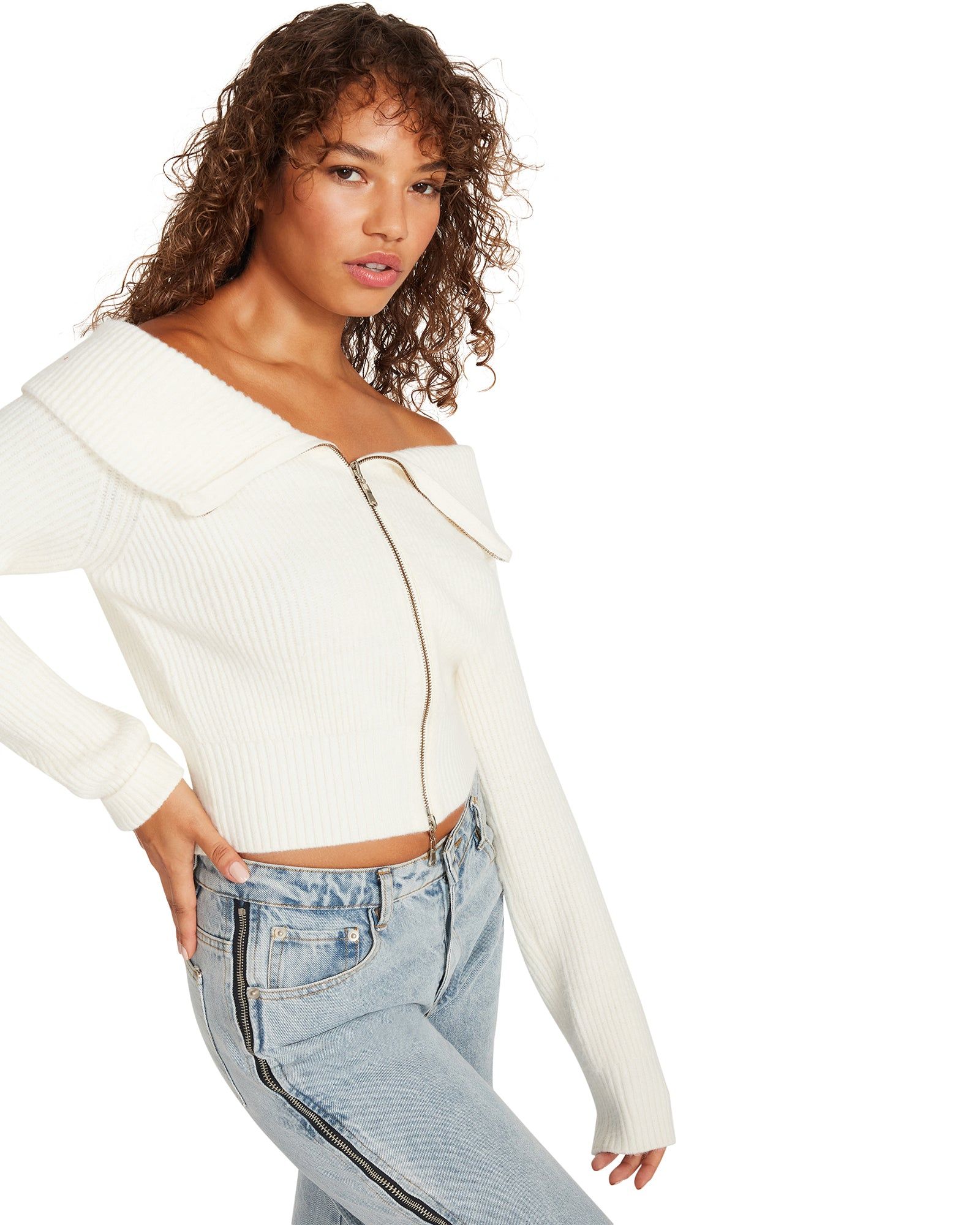 SYD CARDIGAN IVORY sold by Steve Madden product image thumbnail 4