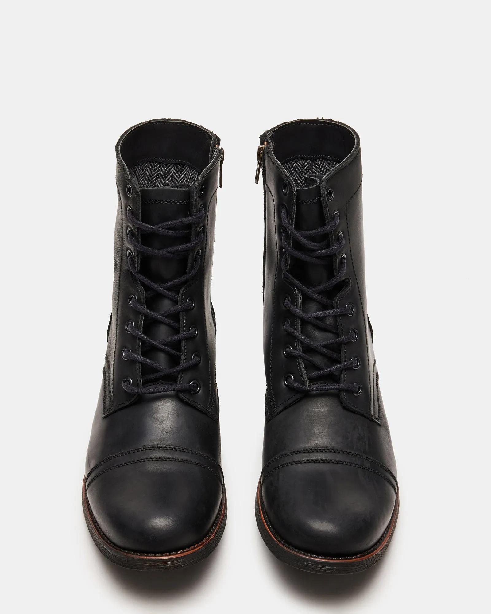 TROOPAH BLACK LEATHER sold by Steve Madden product image thumbnail 4