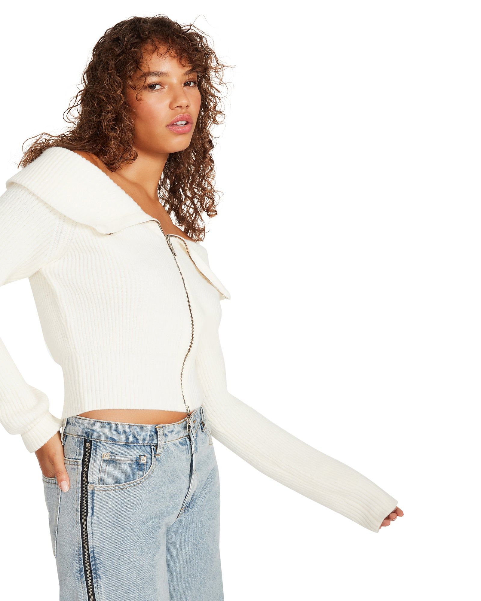 SYD CARDIGAN IVORY sold by Steve Madden product image thumbnail 3