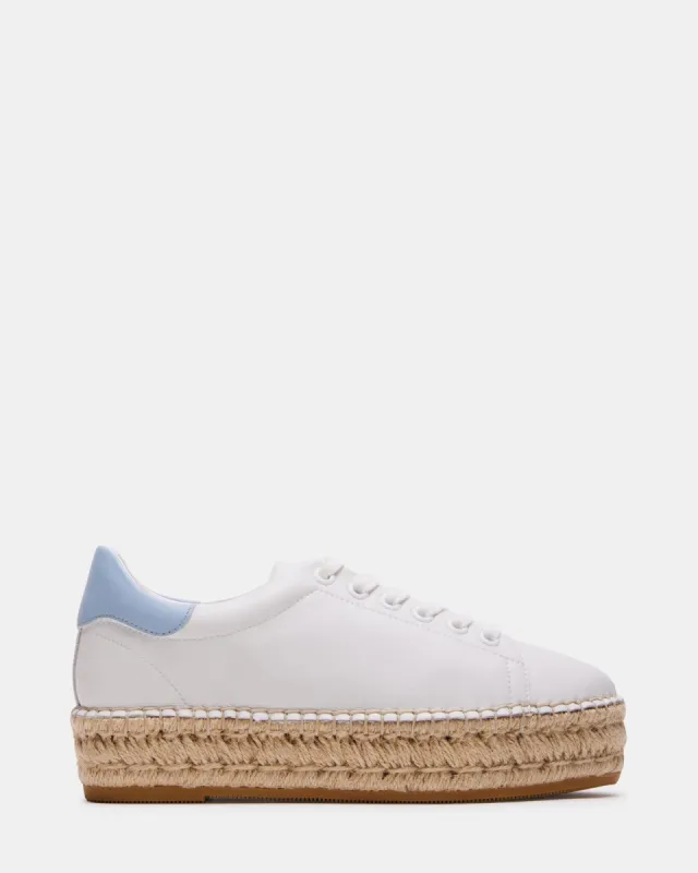 BECKY WHITE/BABY BLUE made by Steve Madden