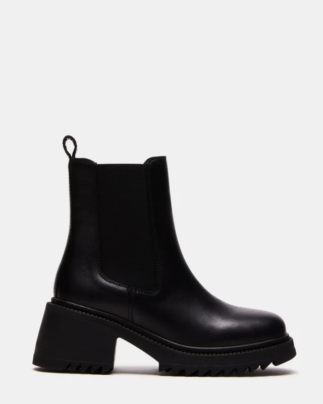 GARTH BLACK LEATHER - SM REBOOTED sold by Steve Madden