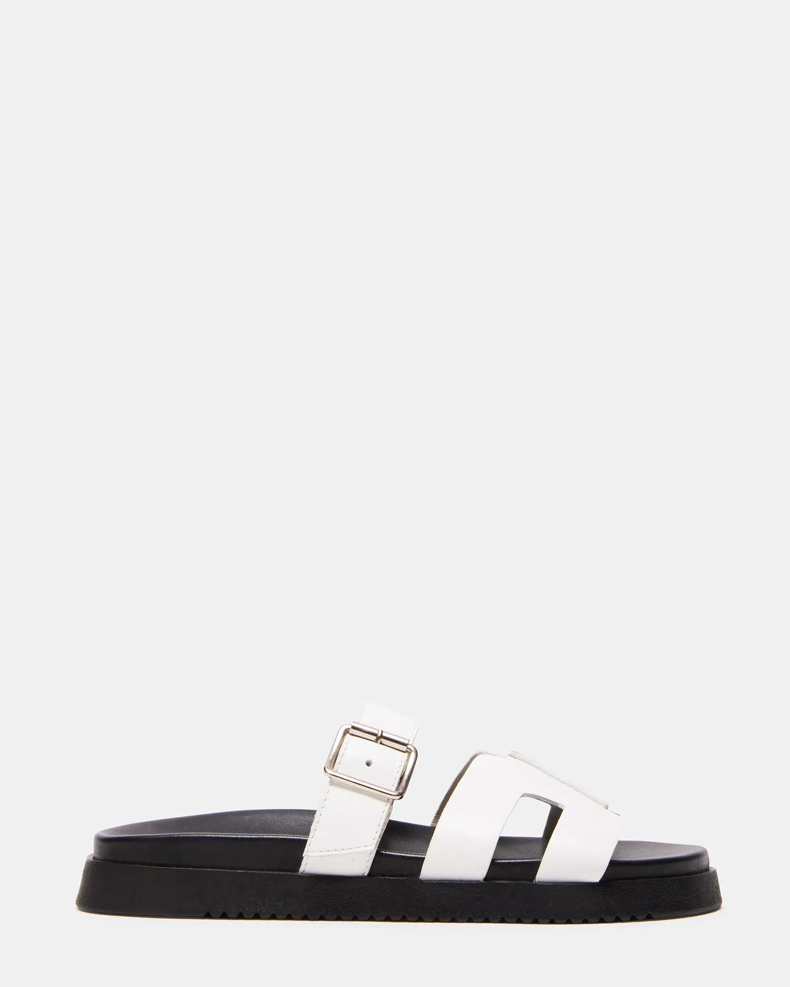 MAYHEM WHITE LEATHER sold by Steve Madden
