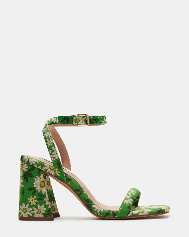 GRETIN GREEN MULTI sold by Steve Madden