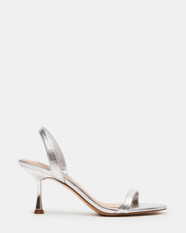 ELMA SILVER LEATHER sold by Steve Madden
