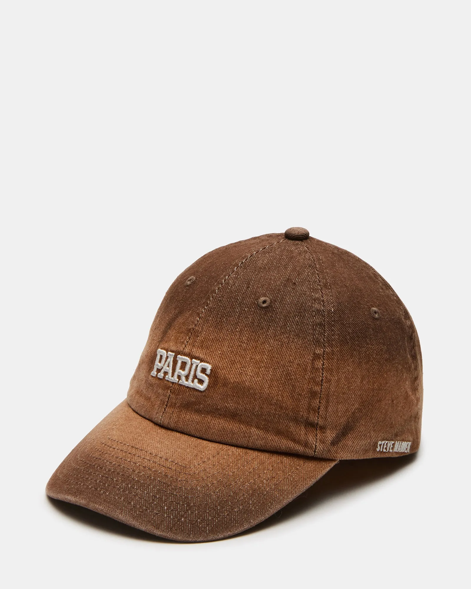 PARIS DAD CAP BROWN DISTRESSED sold by Steve Madden product image thumbnail 2