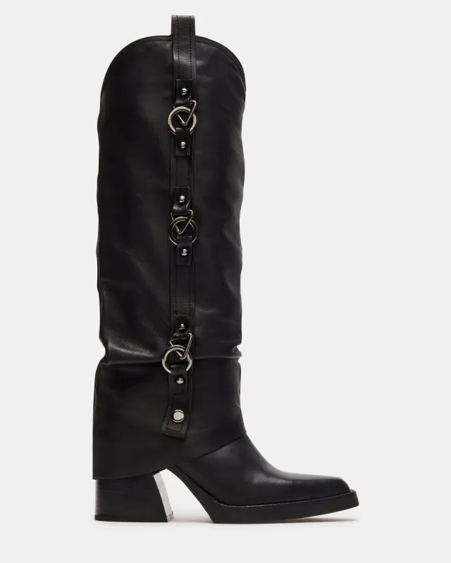 JETT BLACK LEATHER sold by Steve Madden