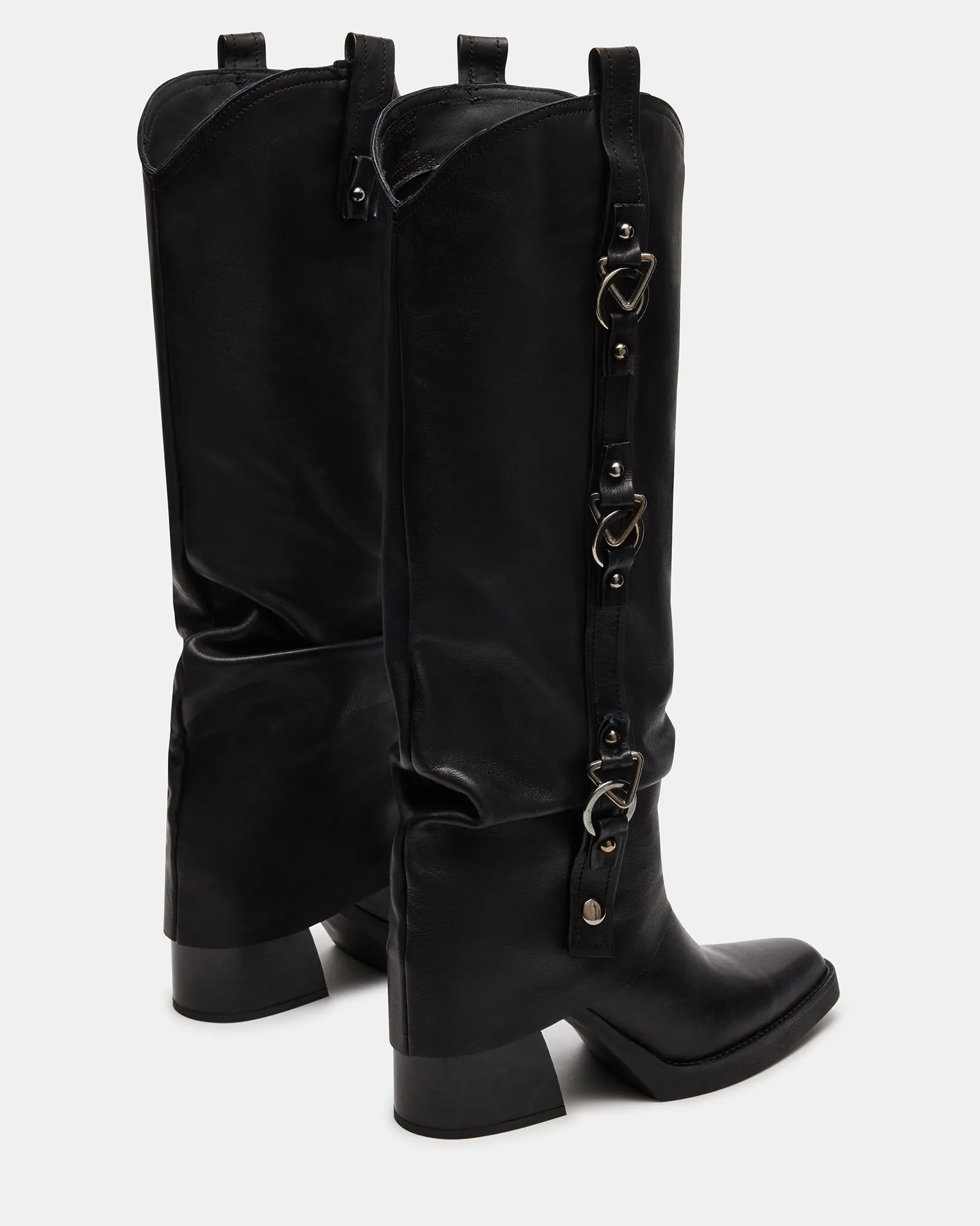 JETT BLACK LEATHER sold by Steve Madden product image thumbnail 5