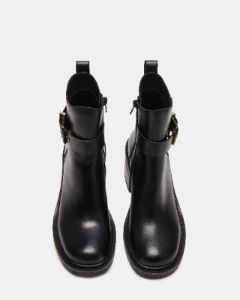 LUTZ BLACK LEATHER sold by Steve Madden