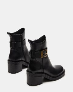 LUTZ BLACK LEATHER sold by Steve Madden