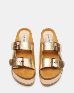 KALI GOLD LEATHER sold by Steve Madden