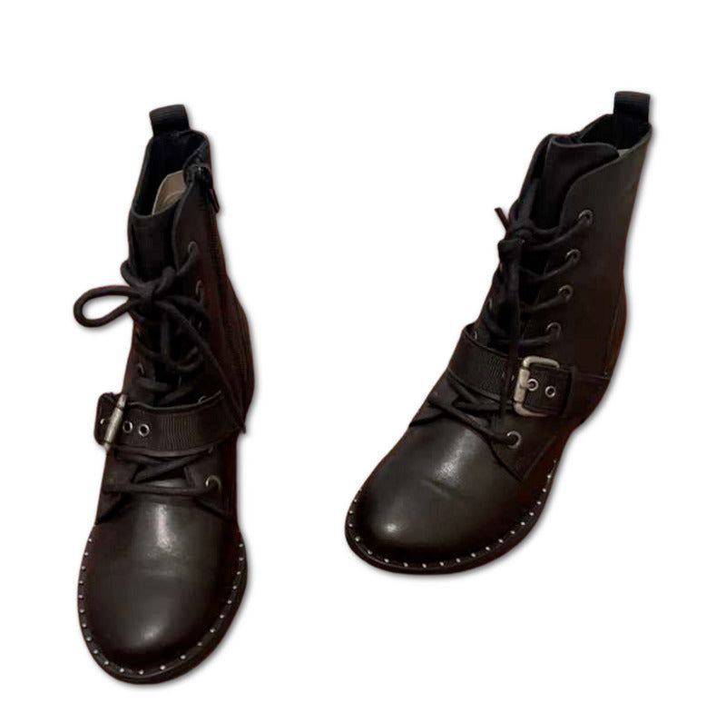 Pilar Combat Boots - SM REBOOTED sold by Steve Madden