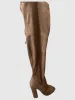 ELLIANA OVER-THE-KNEE BOOTS IN NUDE - SM REBOOTED sold by Steve Madden
