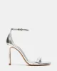 TECY SILVER LEATHER sold by Steve Madden