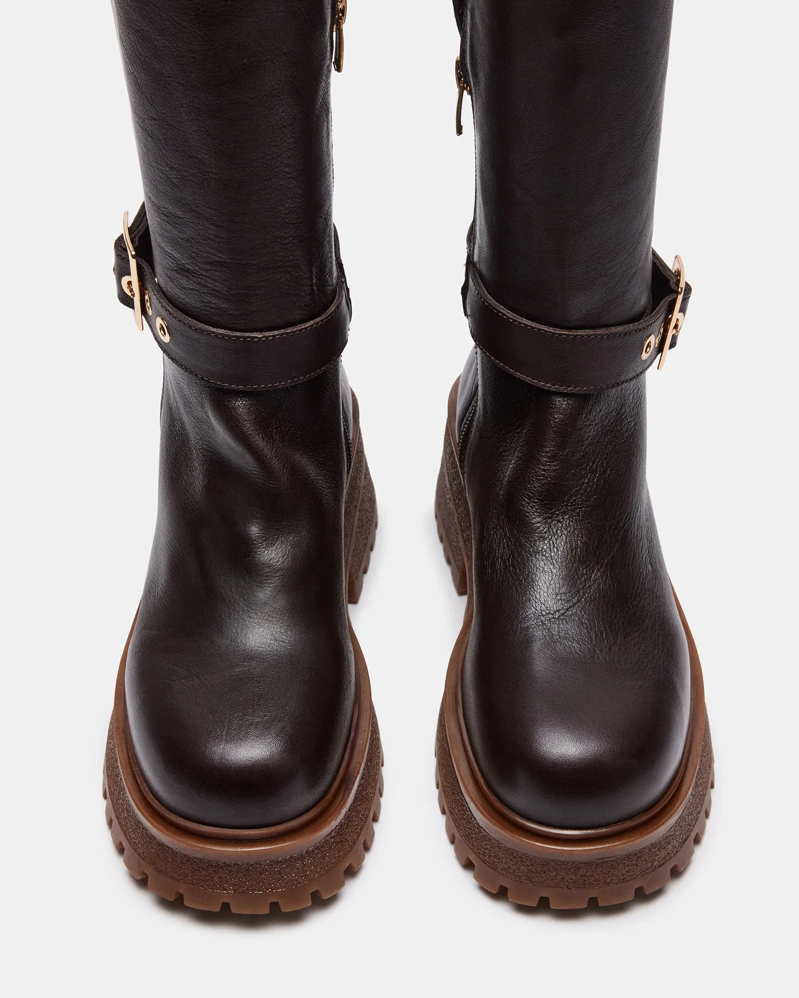 WILLOW BROWN LEATHER sold by Steve Madden product image thumbnail 4
