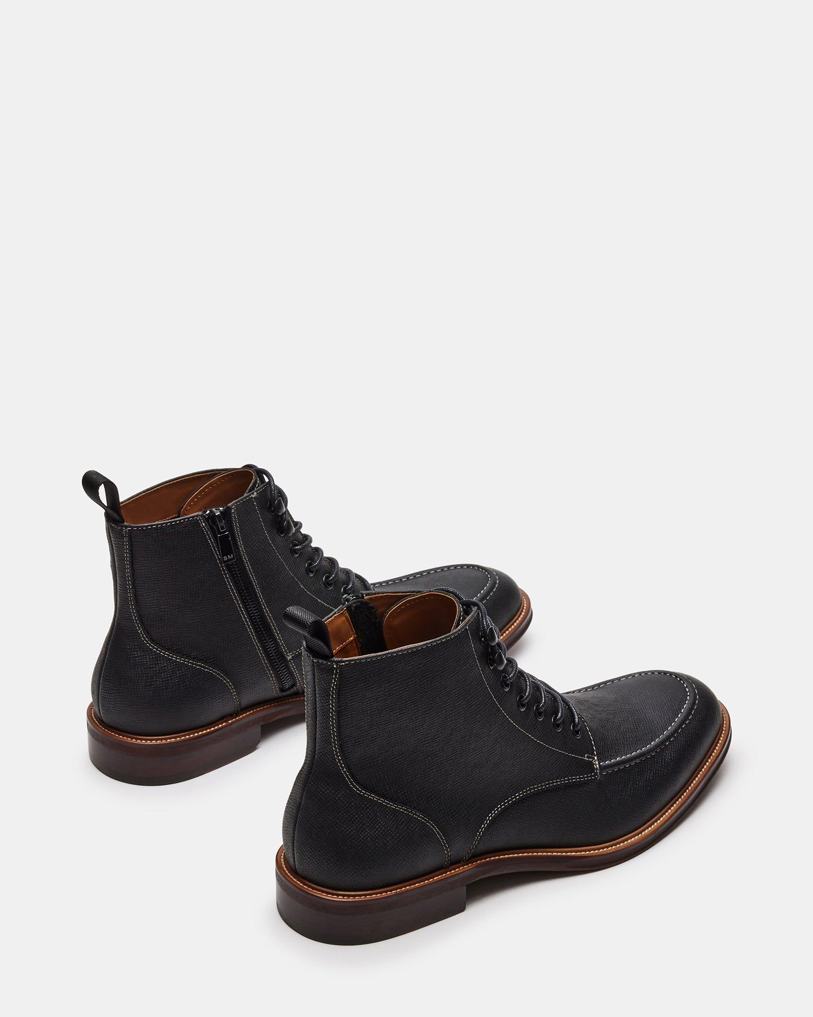 HOLGER BLACK LEATHER sold by Steve Madden product image thumbnail 5