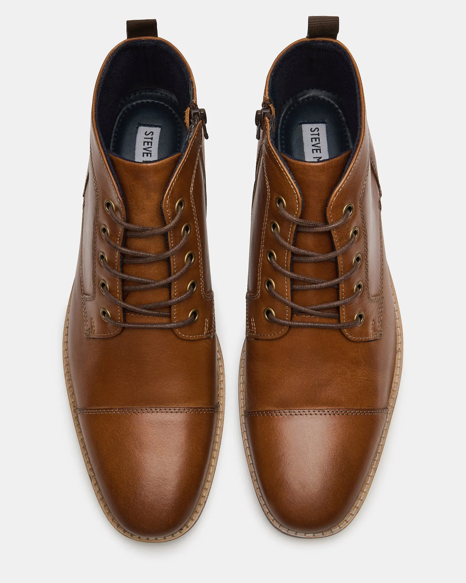 KREW COGNAC LEATHER sold by Steve Madden product image thumbnail 4