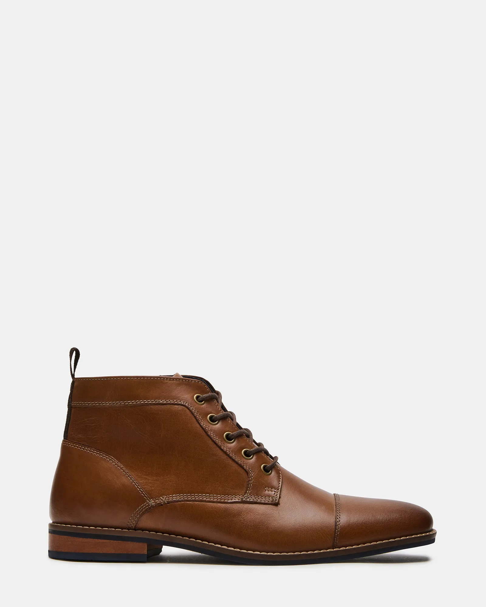 KREW COGNAC LEATHER sold by Steve Madden