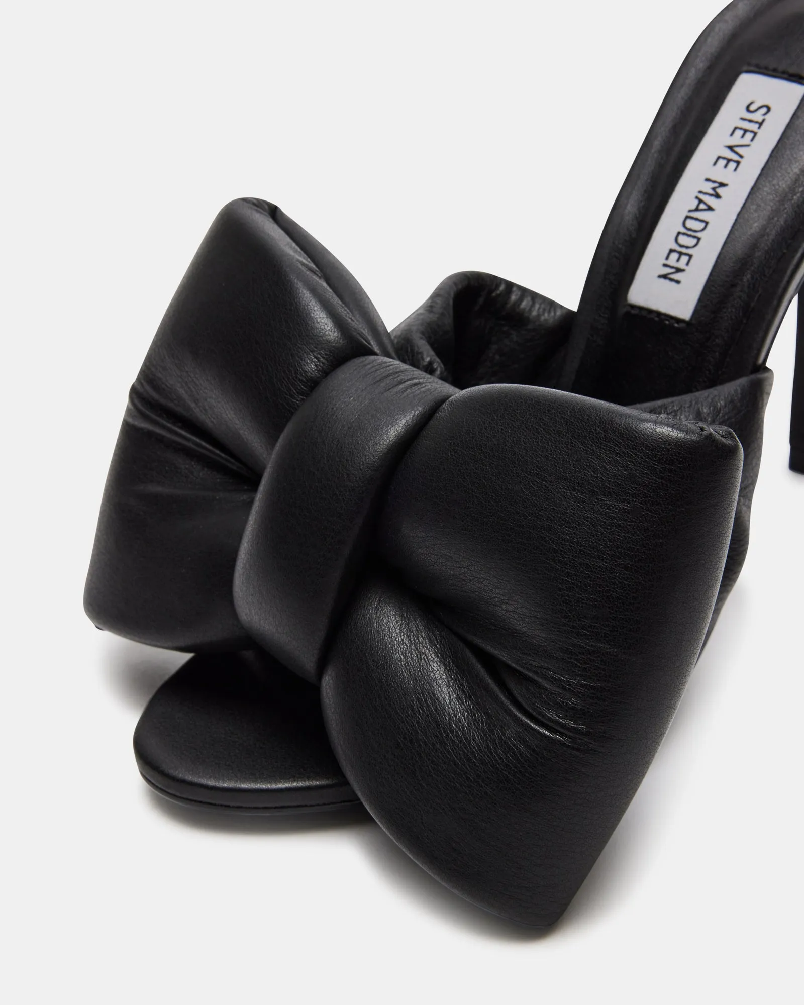 INDULGE BLACK LEATHER sold by Steve Madden product image thumbnail 3