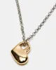 PUFFY HEART PENDANT NECKLACE MULTI sold by Steve Madden