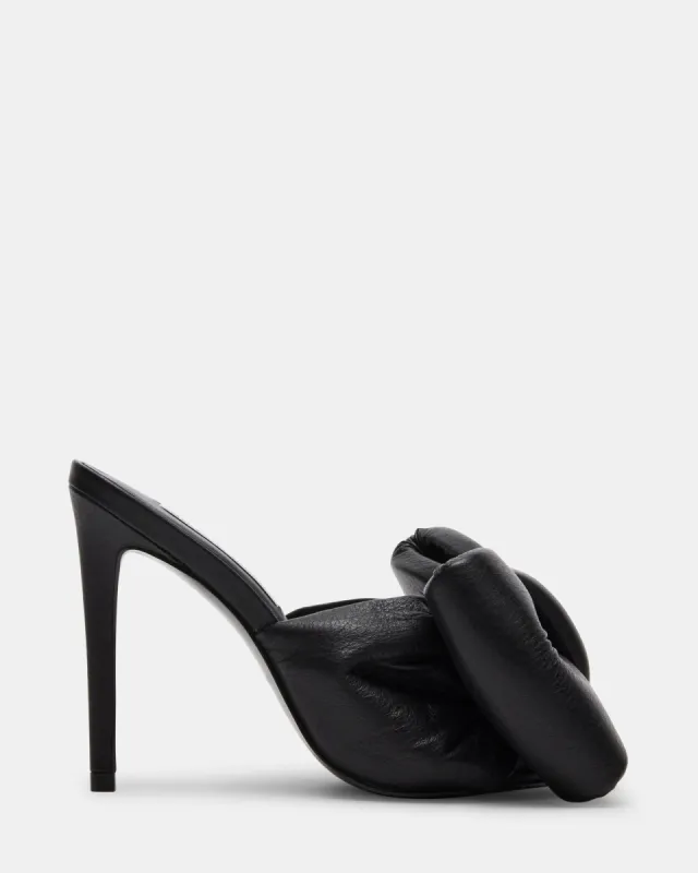INDULGE BLACK LEATHER sold by Steve Madden