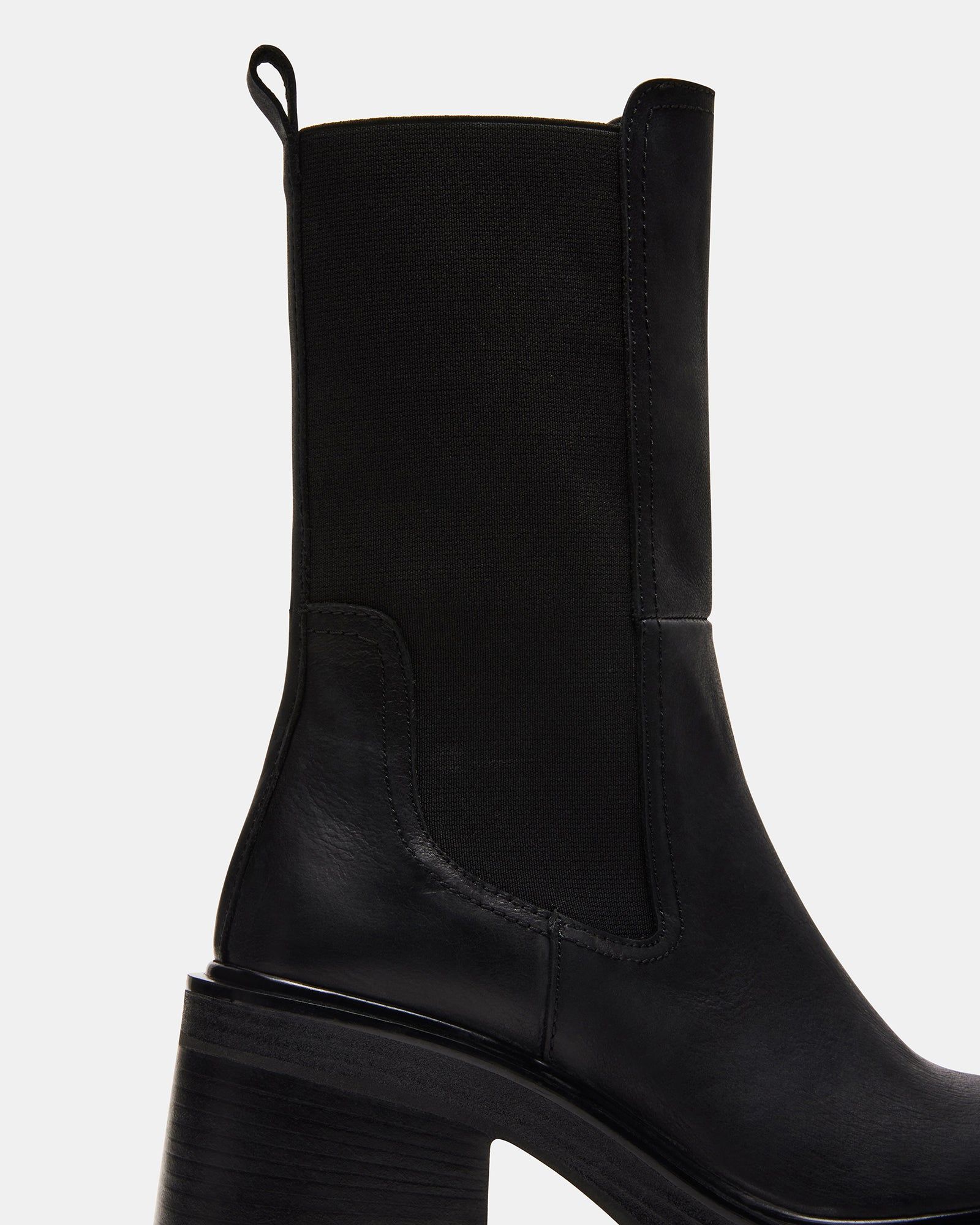 FLYNN BLACK LEATHER sold by Steve Madden product image thumbnail 3