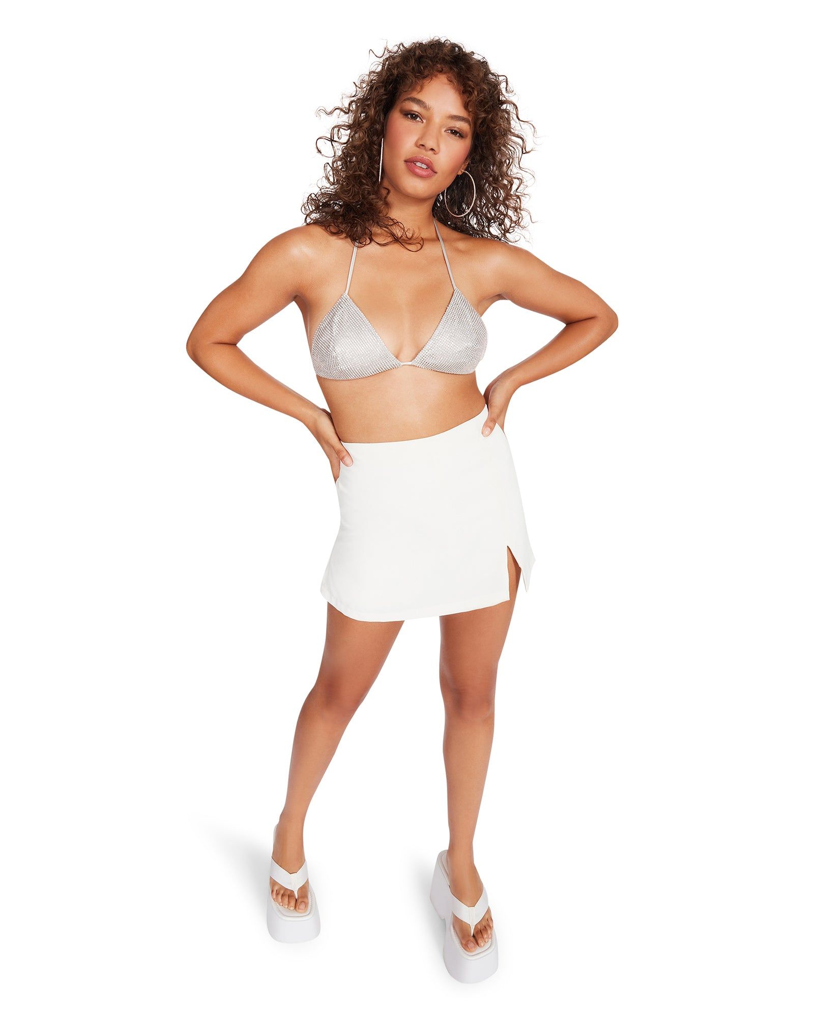 MINI SKORT WHITE sold by Steve Madden product image thumbnail 2