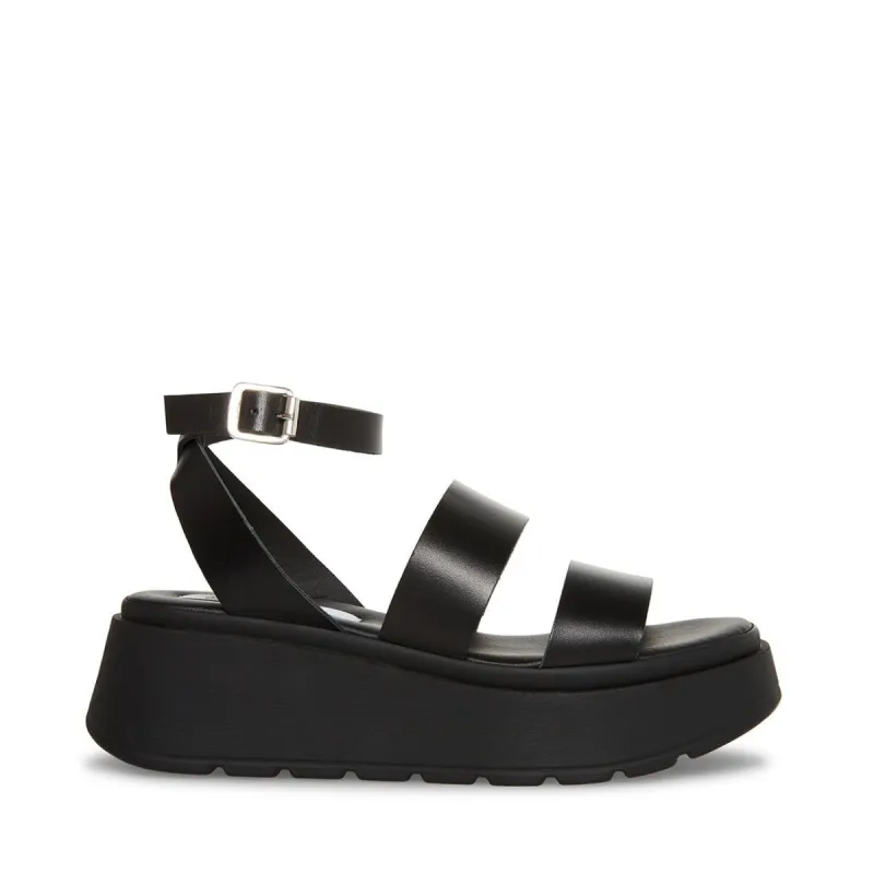 TENYSI BLACK LEATHER sold by Steve Madden