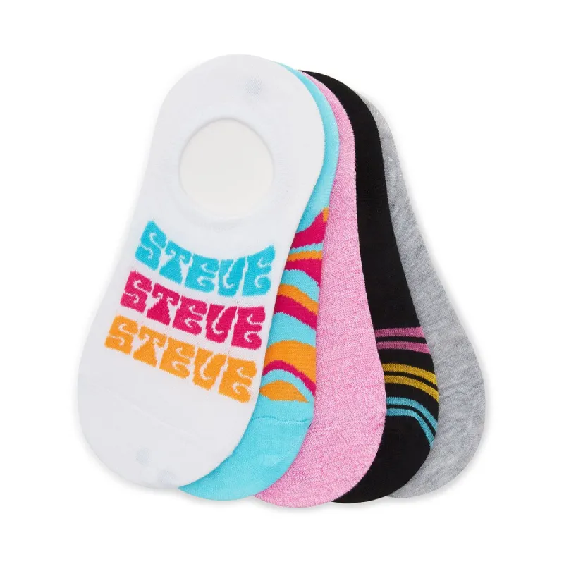 GROOVY SNEAKER SOCKS WHITE MULTI sold by Steve Madden