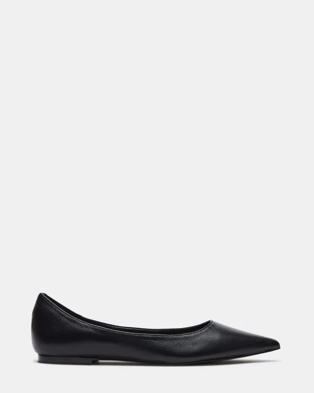MERYL BLACK LEATHER sold by Steve Madden