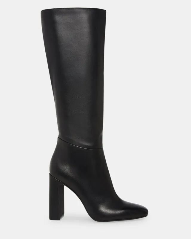 ALLY BLACK LEATHER sold by Steve Madden