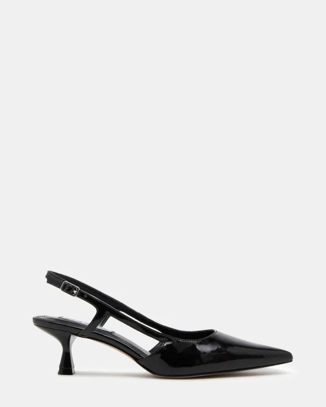 LEGACI BLACK PATENT sold by Steve Madden