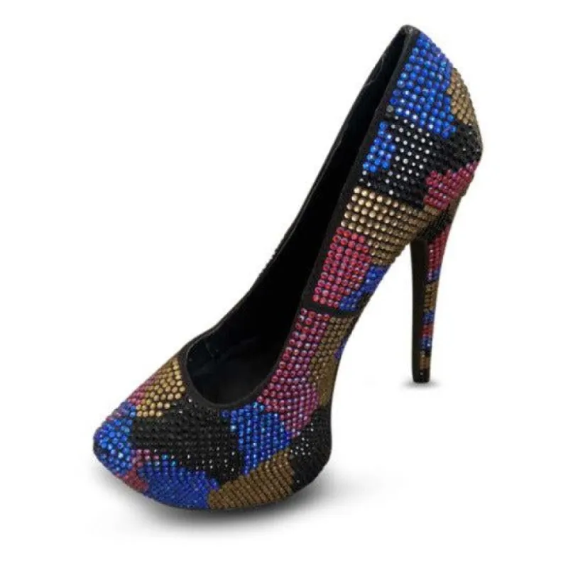 DYVINAL CRYSTAL PLATFORM HEEL - SM REBOOTED sold by Steve Madden