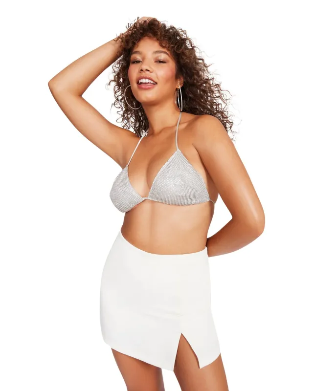 MINI SKORT WHITE sold by Steve Madden