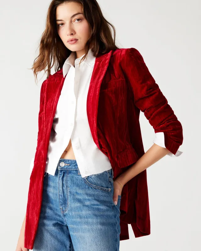 IMAAN BLAZER RED sold by Steve Madden