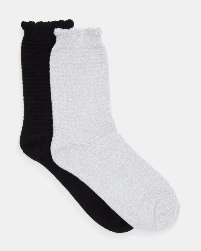 DREAM SOCKS GREY MULTI sold by Steve Madden