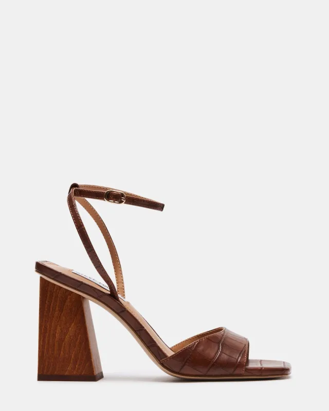 ROZLYN BROWN CROCODILE - SM REBOOTED sold by Steve Madden