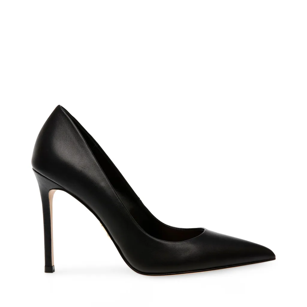 Evelyn-E Pump BLACK LEATHER sold by Steve Madden