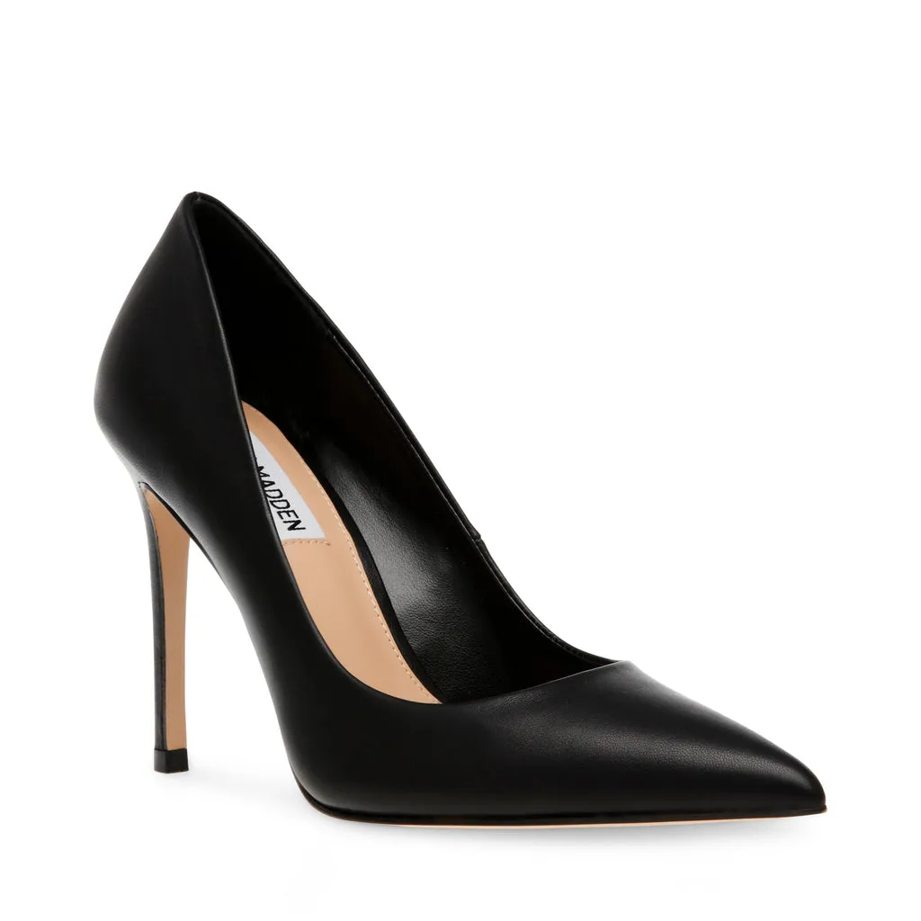 Evelyn-E Pump BLACK LEATHER sold by Steve Madden product image thumbnail 3